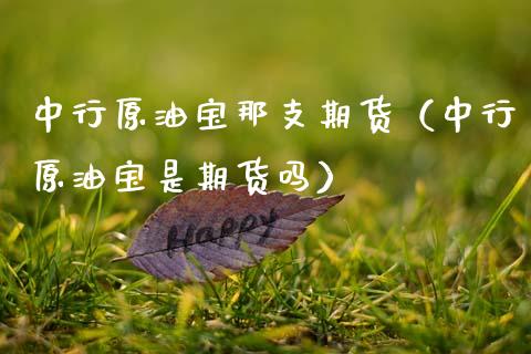 理财原油宝(原油宝是理财还是期货)