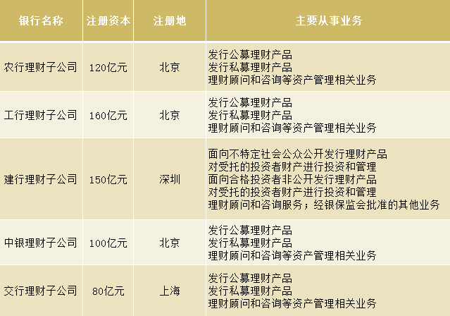 理财子牌照(理财子公司牌照)